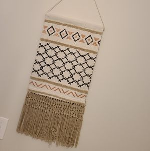 Boho macrame wall decor